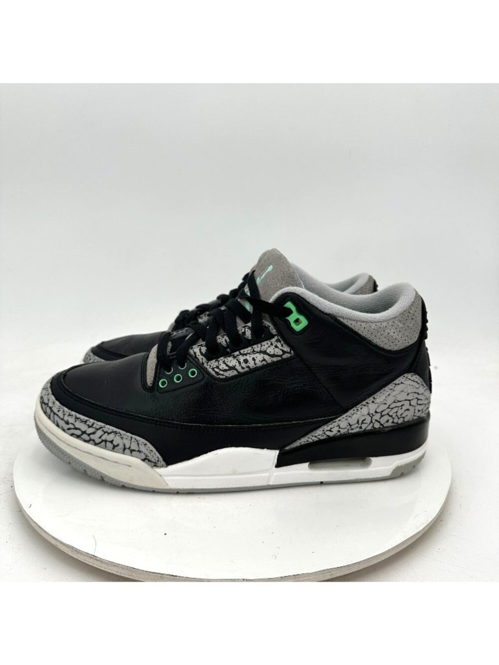 Nike Air Jordan III 3 Retro Men Size 8 CT8532-031 Green Glow Black Shoes